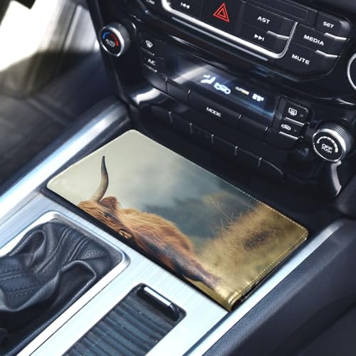 Organizador para carro de cuero slim miniatura 5
