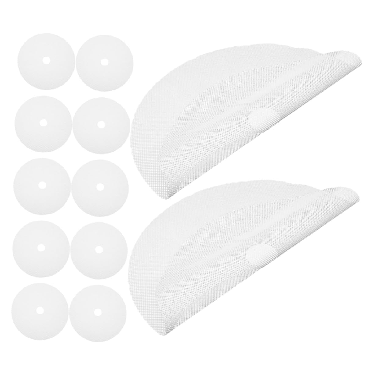 FELTECHELECTR 12PCS Silicone Non Stick Dehydrator Sheets Round Food Dryer Mats for Fruit Meat Drying Reusable Easy to Clean Silicone Dehydration Pads Safe Reliable Accessories