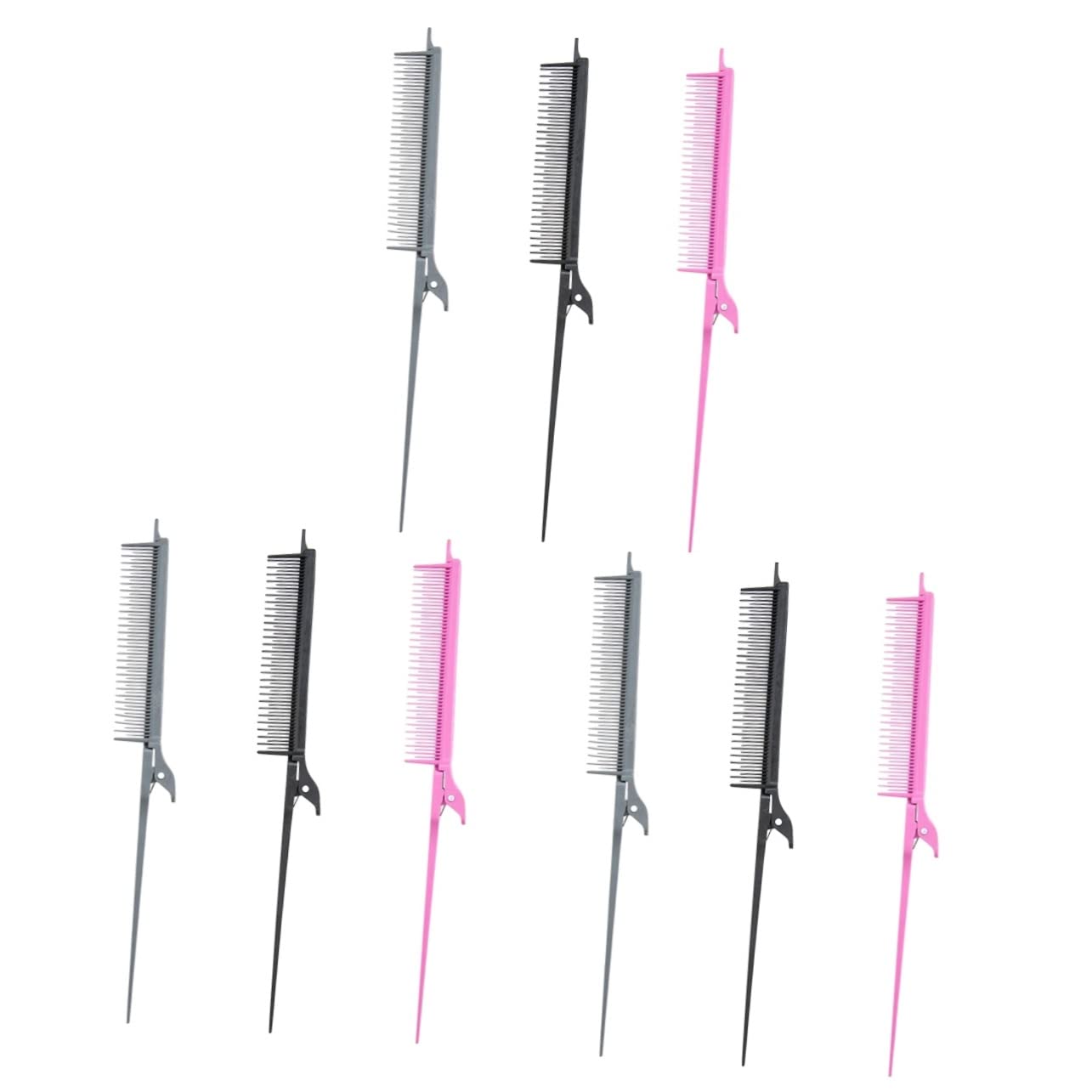 FRCOLOR 9 Piezas peine resaltador peines tas para peinar el cabello accesorios para hombres herramientas para el cabello eléctrico de peinado Traje niño