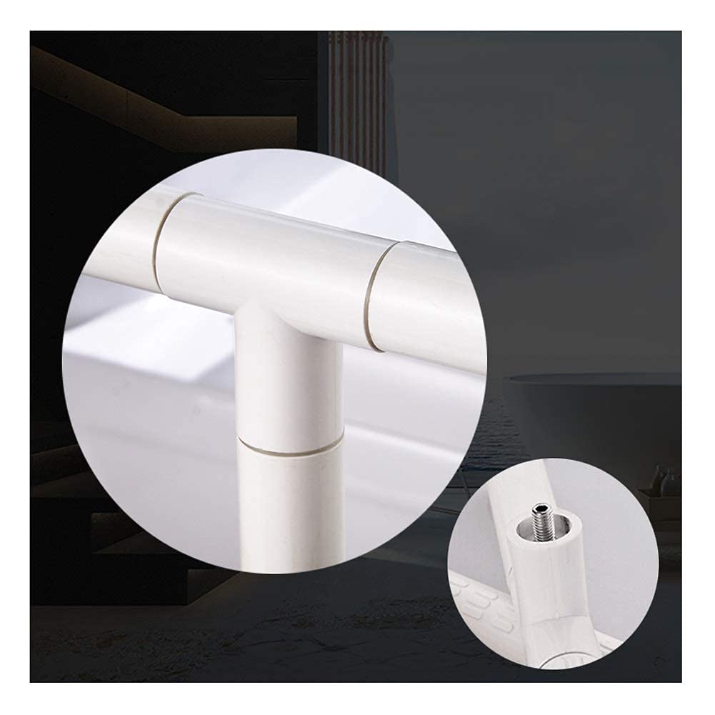 Chwytak podłokietnik poręcze bezpieczeństwa łazienka prysznic dla osób niepełnosprawnych, bezpieczeństwo z nylonowym antypoślizgowym uchwytem, uchwyt ścienny do wanien, starszych dzieci/biały/70 cm