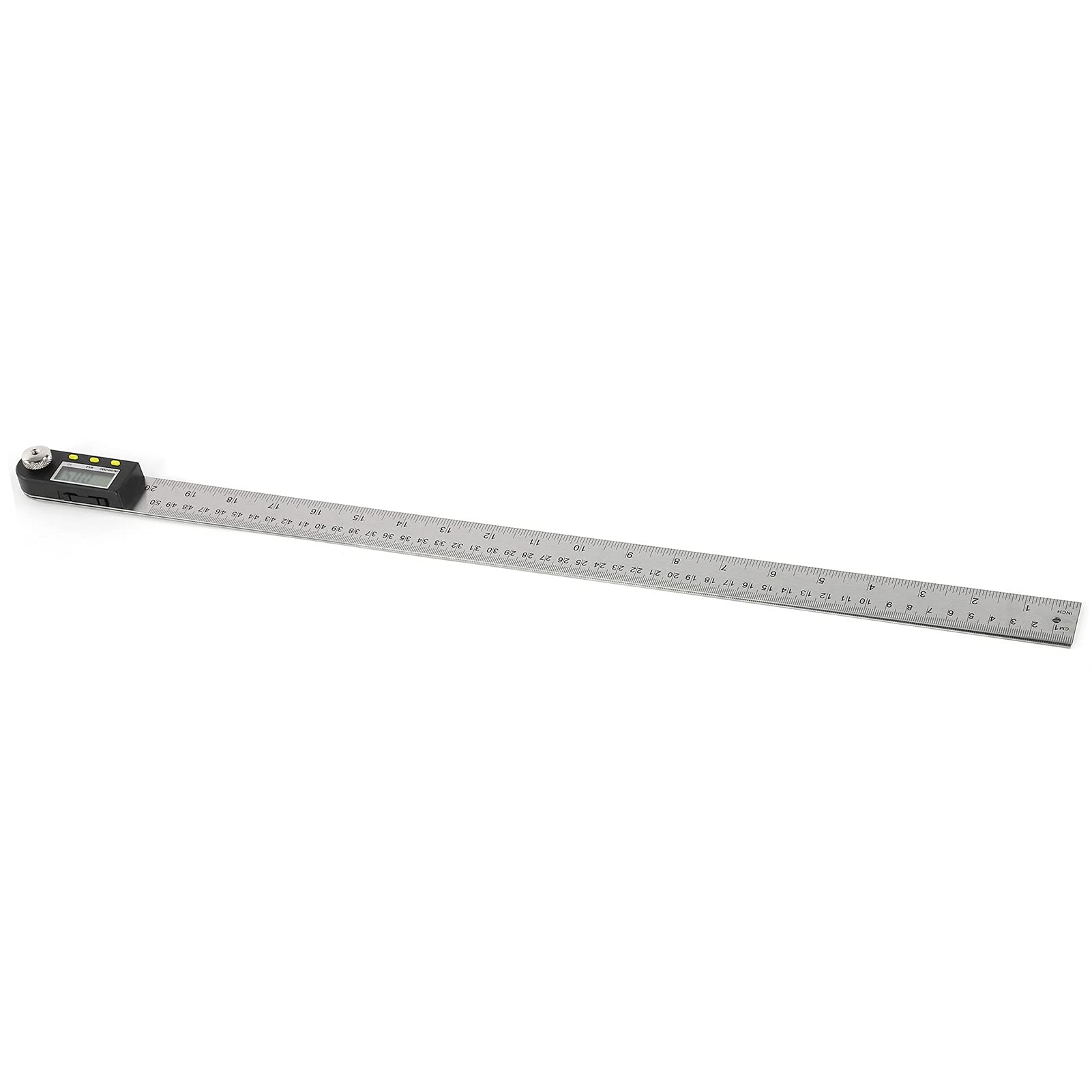 Jiawu Righello Angolare Digitale Goniometro in Acciaio Inossidabile da 500 Mm con Display LCD, Campo di Misurazione 0-360° Strumento Cercatore Angolare Digitale per la Lavorazione del Legno con Ampio