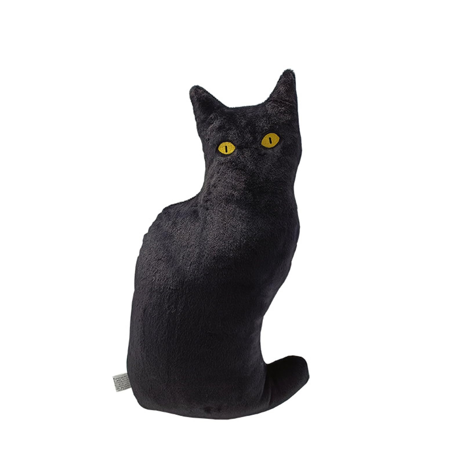 JORCEDI Black Cat Plush Toy Black Cat Pillow, Soft Plush Doll, Kawaii Black Cat Stuffed Animals, Figurine For Home Decoration, For Kids Birthday Girlfriend Valentines (53 * 30cm,hei)