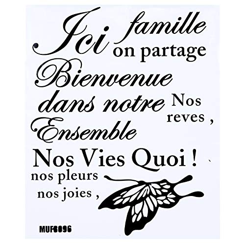 Kuuleyn Wall Sticker Innovative,PVC Self Adhesive Decal,Living Room Bedroom Home