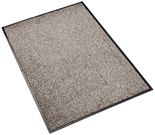 Dandy by William Armes, Large Cotton Washamat Door Mat, Granite, 150 x 90