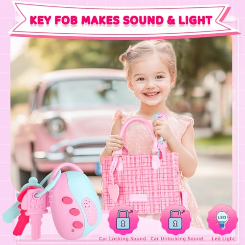Innocheer LITTLE GIRL PURSE Girls Purse, Toddler Purse Pretend Makeup thumb #3