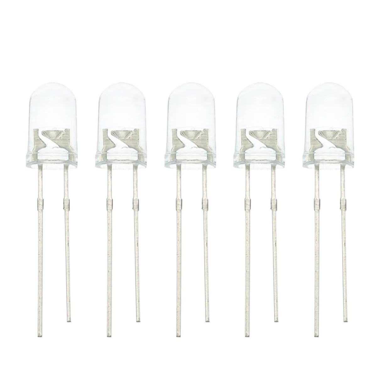 100PCS Super Bright 5mm Round UV/Purple Led Emitting Diode F5 LED Light for DIY Lights New for Arrival 2025 High for Quality