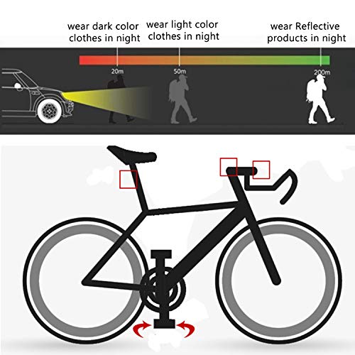 image for NRC&XRC Silver Bike Spoke Reflector Pack of 36 Reflectors Spokes for M