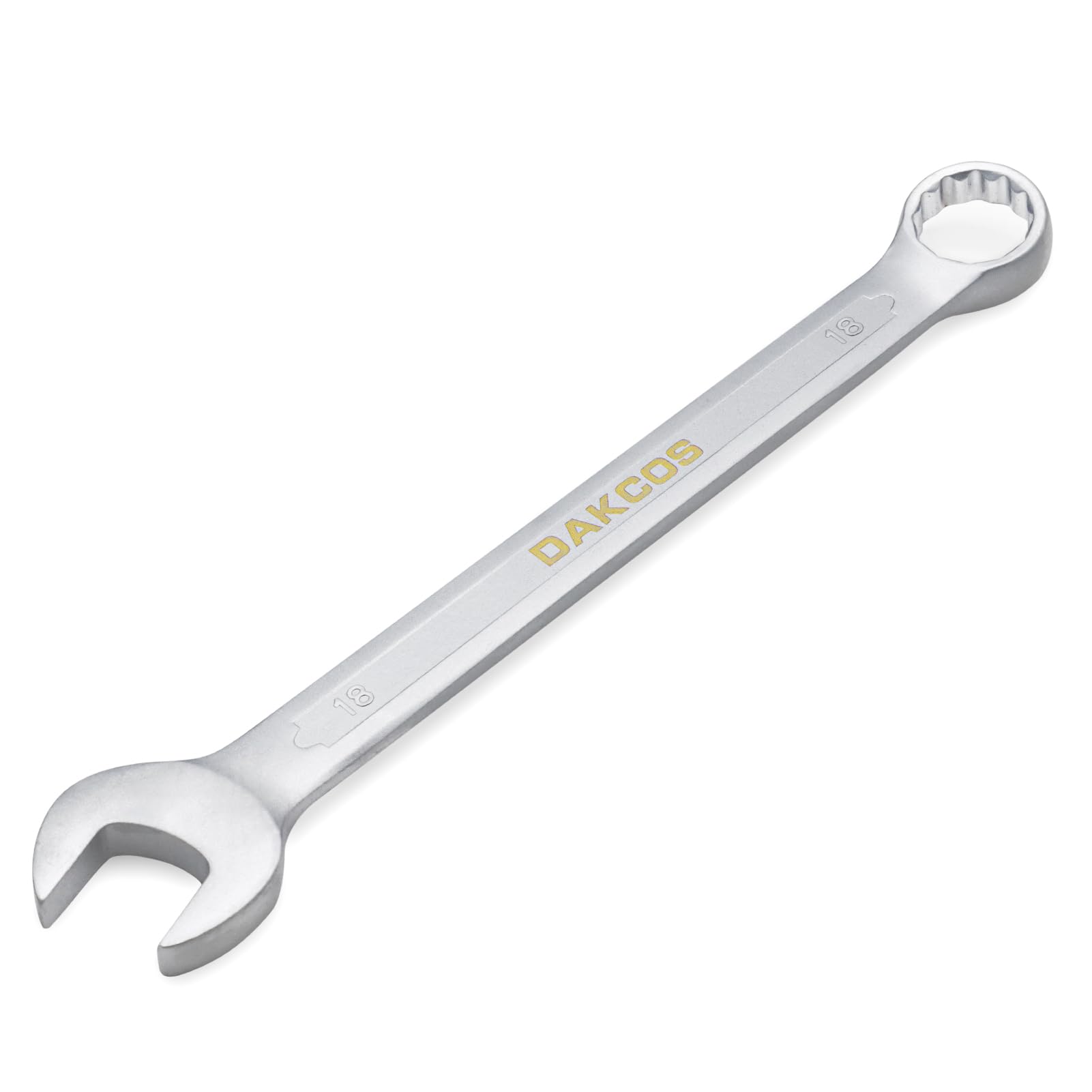 Dakcos Chrome 18Mm Spanner Metric Combination Wrench Vanadium Steel