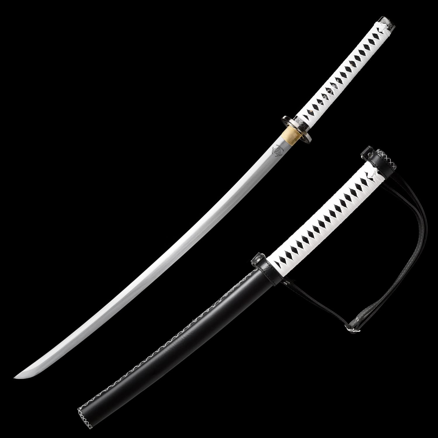Espada samurái | Espadas katanas tradicionales forjadas a mano, samurái de anime japonés auténtico | Colección de katanas de acero de alto carbono, afilada espiga completa (Dth) 3