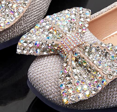 Girls Toddler/Little Kid Mary Jane Bow Party Wedding Princess Shoes3