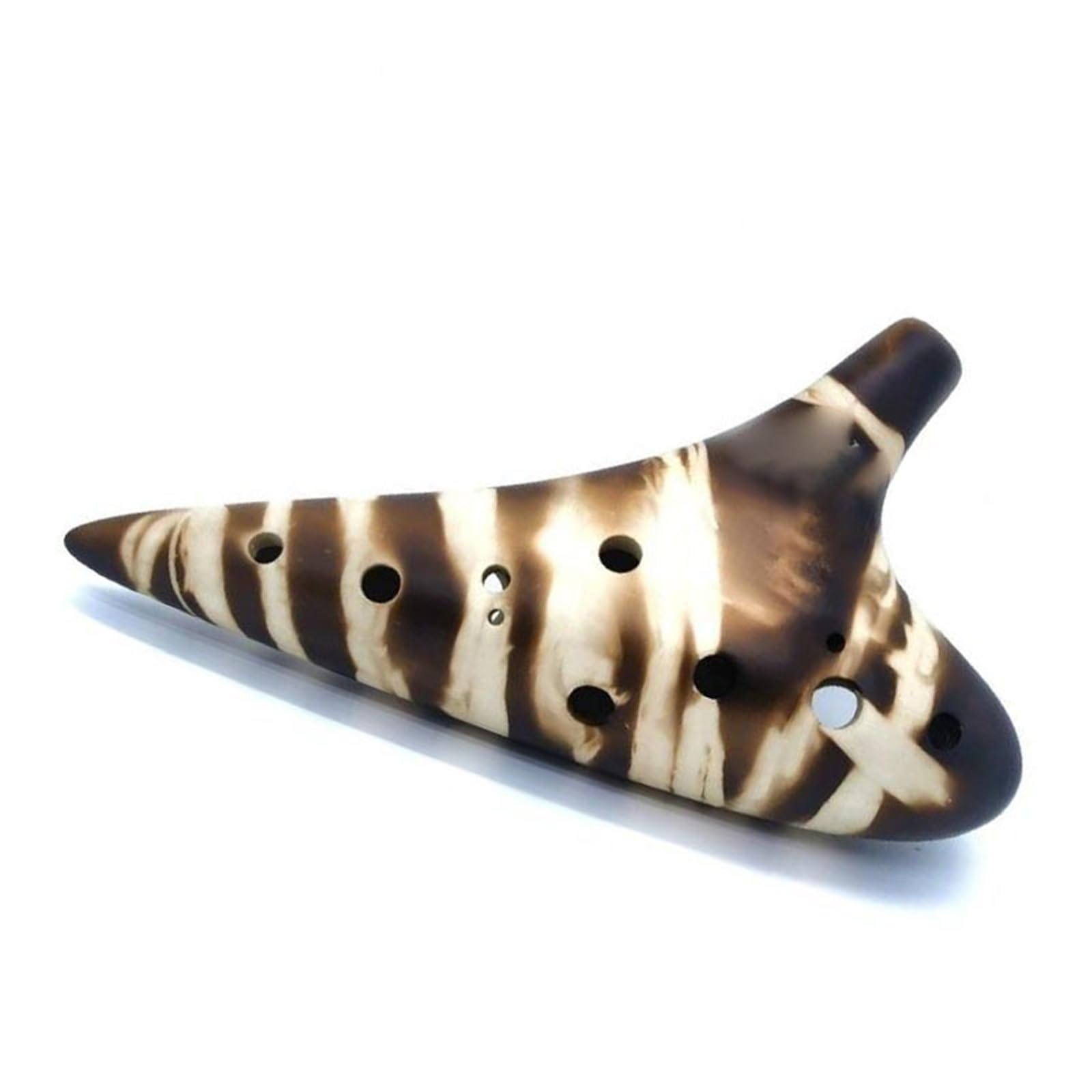 Ocarina Ocarina In Ceramica Con Tono C Alto A 12 Fori | Strumento musicale portatile per principianti Ocarina in ceramica con tono alto C a 12 fori(With Bag)