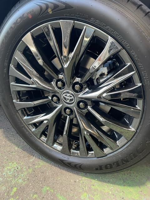 トヨタ 21クラウン18インチ ブラックスパッタリング 2本セット 希少ブラックスパッタリング】トヨタ 210 クラウンアスリート