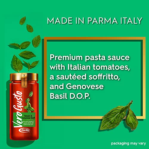 Vero Gusto Tomato & Genovese Basil Pasta Sauce By Barilla, 20 Oz Made