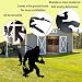 liqiaofang 2025 Funny Bigfoot Garden Stake Metal Sign Art Yard Animal Decoration, Various Metal Sasquatch Black Big Foot Sculpture Outdoor Silhouette Statues for Garden Yard Patio Lawn (Fishing)