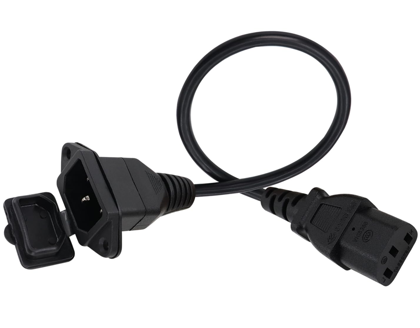 Amazon.com: HuaLiSiJi C13 to C14 Panel Mount Power Cable with