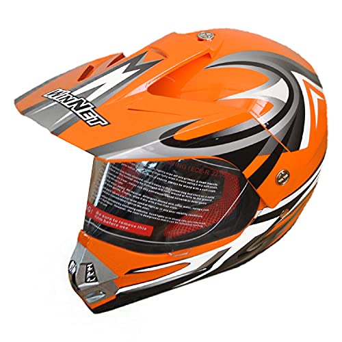 Casco Integrale da Moto Cross Enduro Off-Road