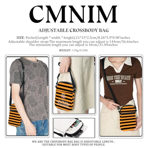 CMNIM Cartoon Tiger Gifts Tiger Quote Inspired Crossbody Bag How Well You Bounce Shoulder Cartoon Character Purse for Fans2