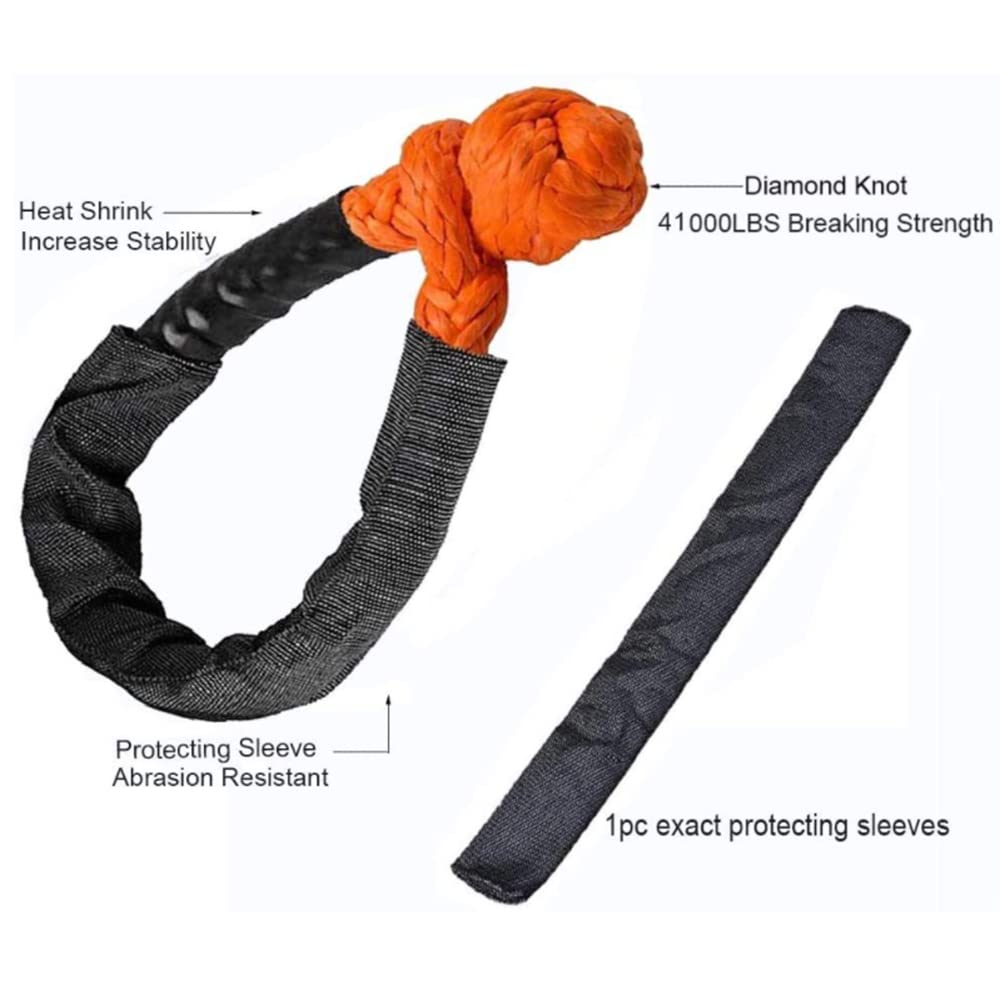 2 Soft Grillo Per Fuoristrada - Fune Di Traino 17T Con Copertura Protettiva Per Jeep E Veicoli Off-Road - Foto 11