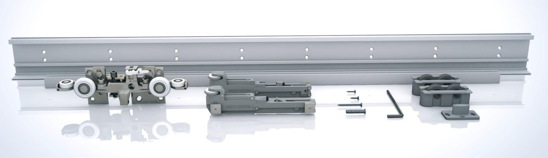 Hidden Series Invisible Sliding Door 1800-1150/80kg