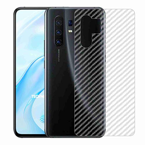 Image of Compatible with Vivo X30 Pro Back Screen Protective Film Carbon Fiber Skin Transparent Screen Guard Sticker