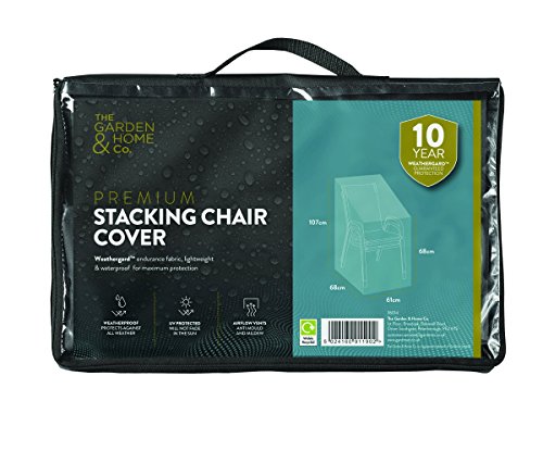 The Garden & Home Co Housse de Chaise, Noir