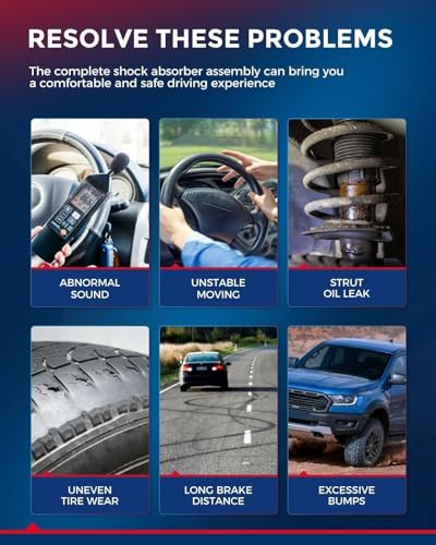 172541 172542 KAX 2PCS Front Complete Strut and Coil Spring Assembly for 2008-2010 Odyssey - Thumbnail 7