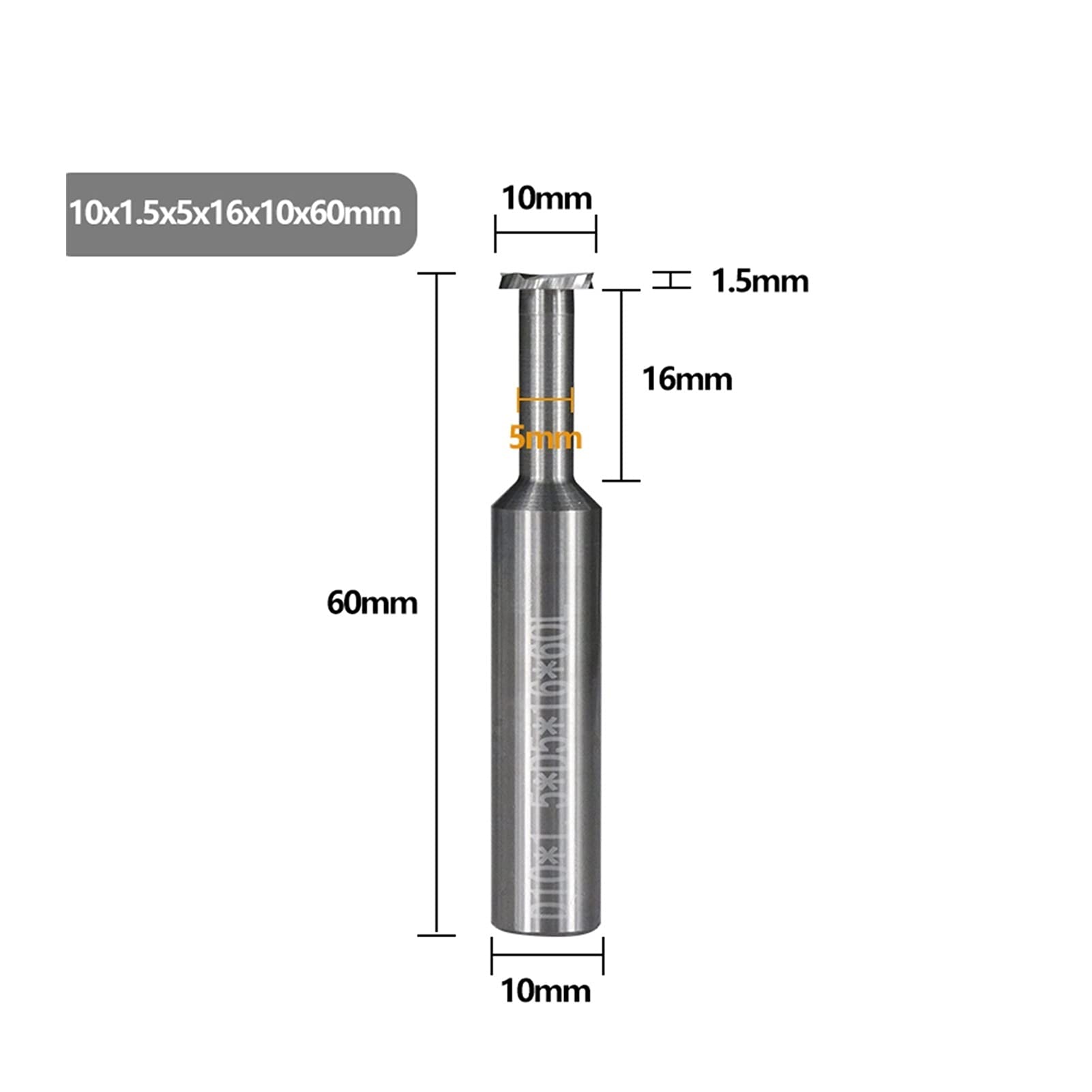 Fresa De Fresa De Ranura En T Fresa De Carburo De 4 Flautas Fresa CNC De Vástago De 4-12 Mm para Trabajar Metales Brocas De Enrutador De Asiento De Llave con Ranura En T