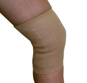 Alpha Medical Elastic Knee Support with Comfort Pad Reliable Compression, Anti-Roll Design, and Enhanced Comfort for Stability and Recovery Small
