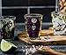 Silver Buffalo Disney Nightmare Before Christmas Featuring Oogie Boogie, Sally, and Jack Skellington 4 Pack Mini Glasses, 1.5 Ounces