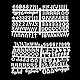 veeu Filz Letter Board als Fotoclips für austauschbare Buchstabenbrett Message Board Buchstaben Weiß minimalistisch