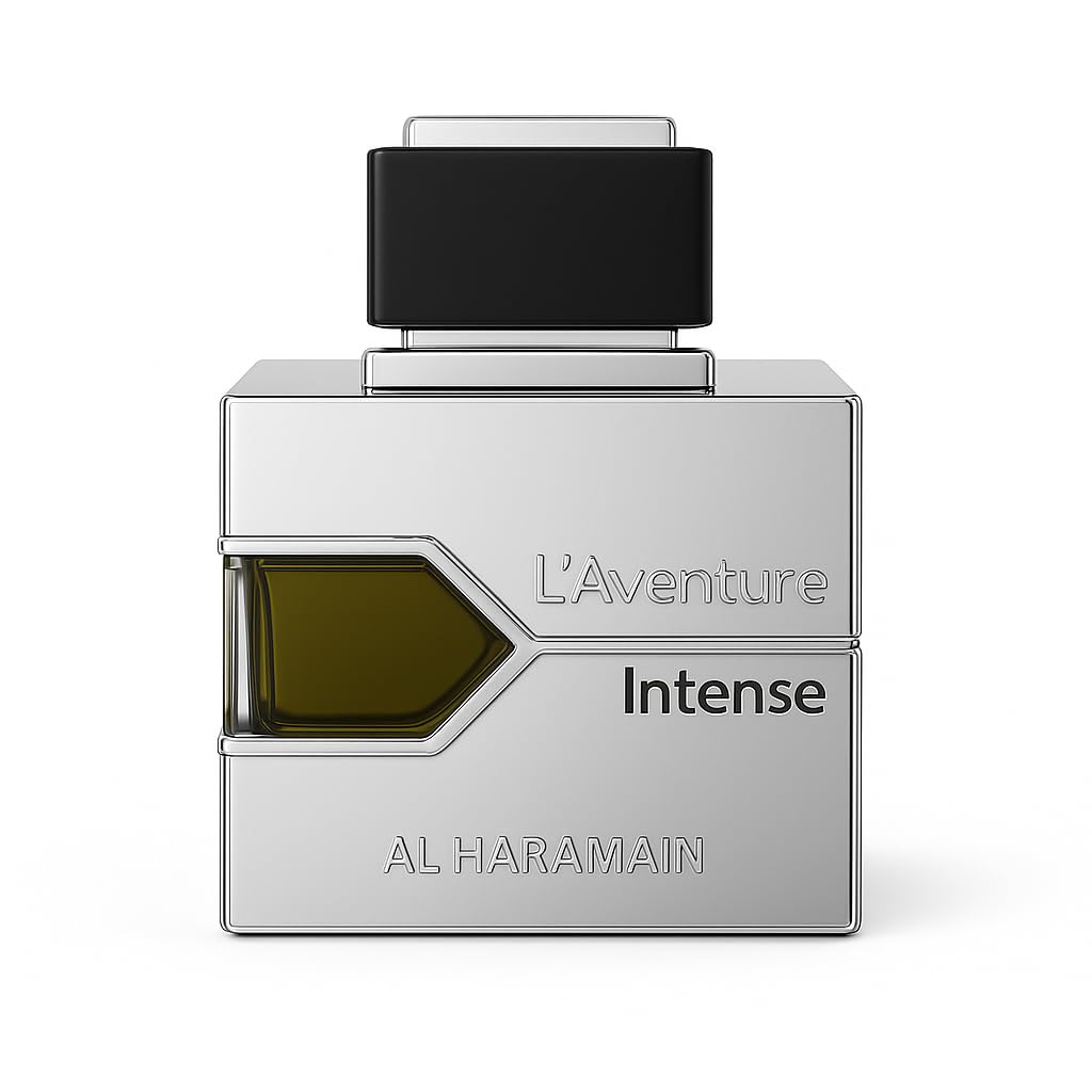 Al Haramain L'Aventure Intense for Men Eau de Parfum Spray, 3.4 Ounce / Alharamain Laventure Intense EDP SP, 3.4 fl oz (100 ml)