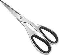 Vista 5 de Utoolmart Tijera de cocina de 7 pulgadas, cizalla multiusos para pollo, aves de corral, pescado, carne, barbacoa, 1 unidad