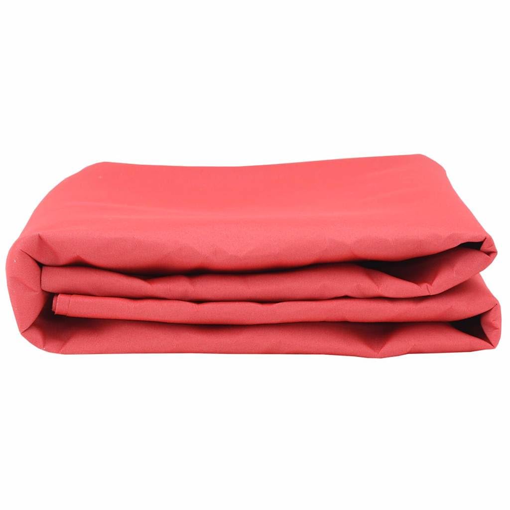 Tessuto di ricambio per tenda da sole, rosso, in poliestere, 1000 x 160 cm, protezione solare, resistente ai raggi UV, impermeabile, ideale per balcone, giardino, come ombra e protezione dal