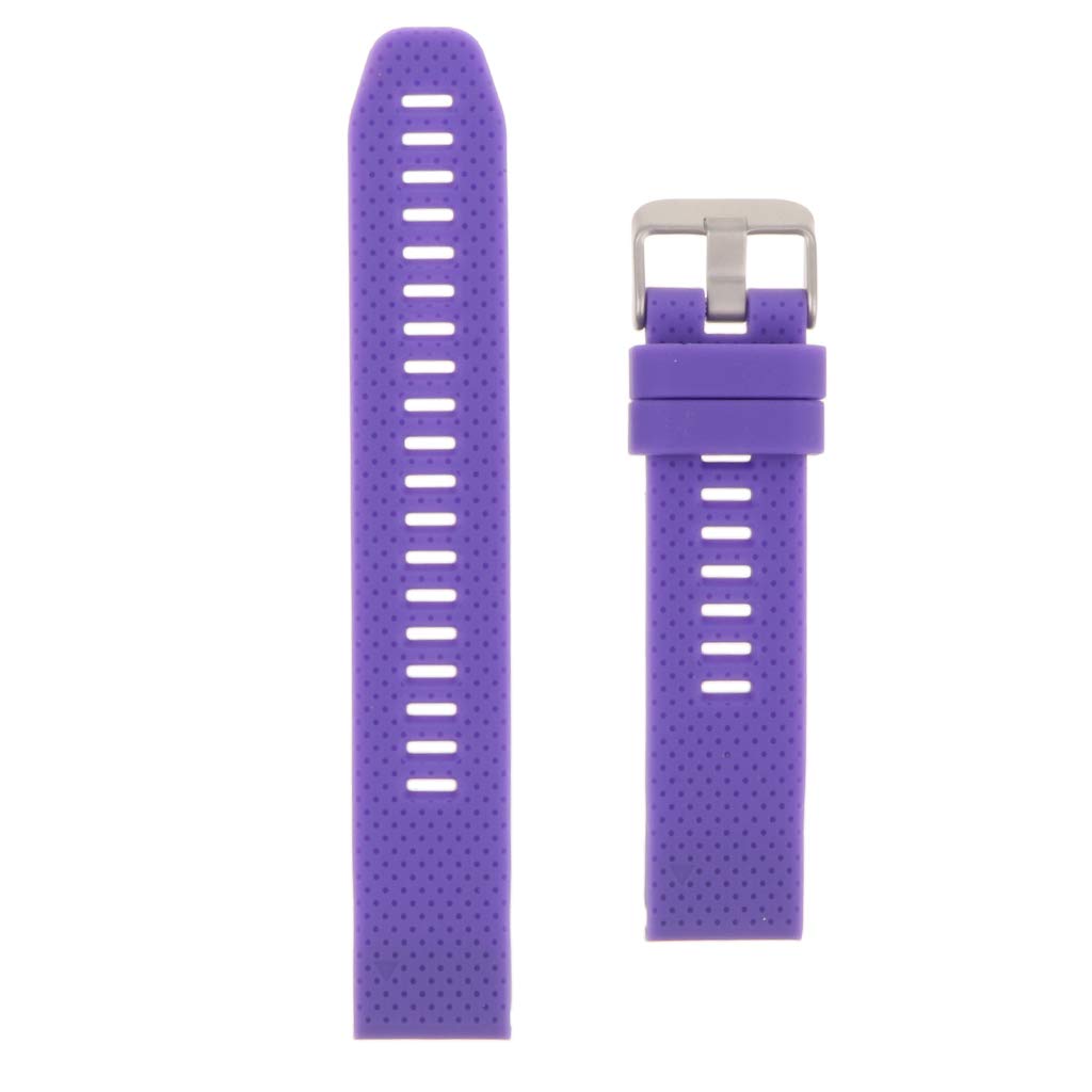 LOOM TREE® Silicone Band Strap Wristband for Garmin Fenix 5S Smart Watch Purple