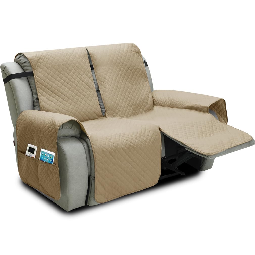 Coprisedia reclinabile impermeabile per sedia elettrica protezione mobili per soggiorno beige fodera per poltrone 1 posto