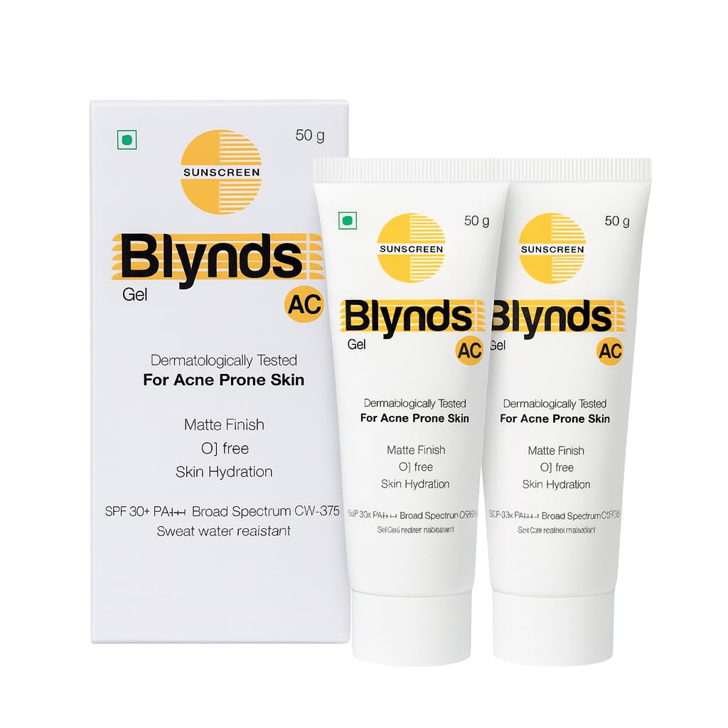 Blynds Sunscreen - Spf 50 Pa+++ Ac Gel Matte Finish — Flash AI Score 87/100