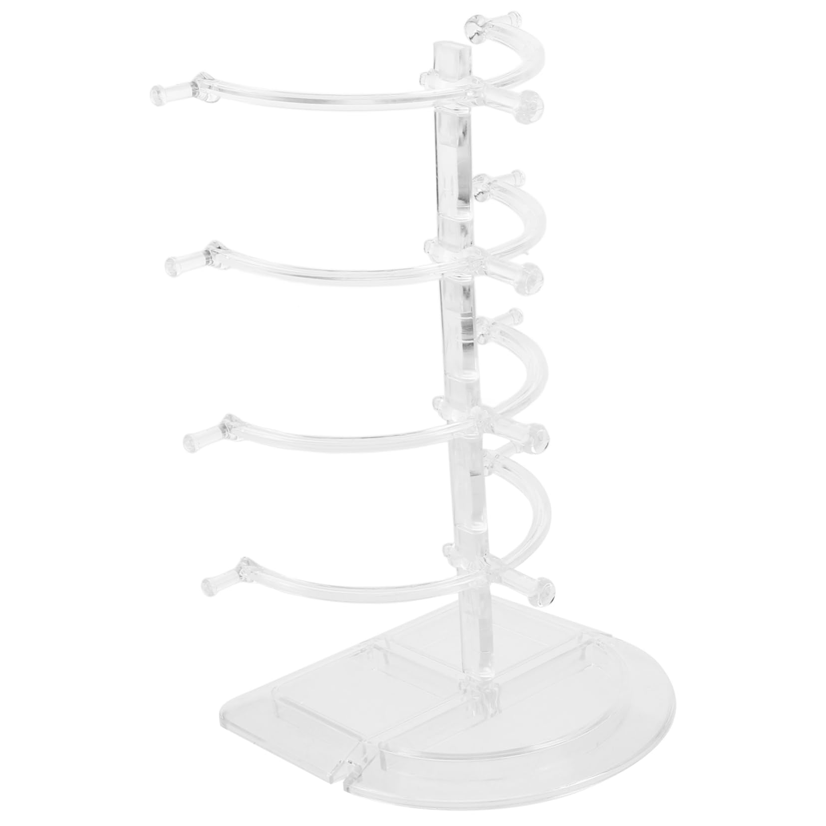 Cabilock Glasses Display Stand Sunglasses Holder Stand Jewelry Stand Eyeglass Case for Multiple Glasses Eyeglass Display Stand Sunglass Display Stand Sunglasses Stand Transparent Plastic