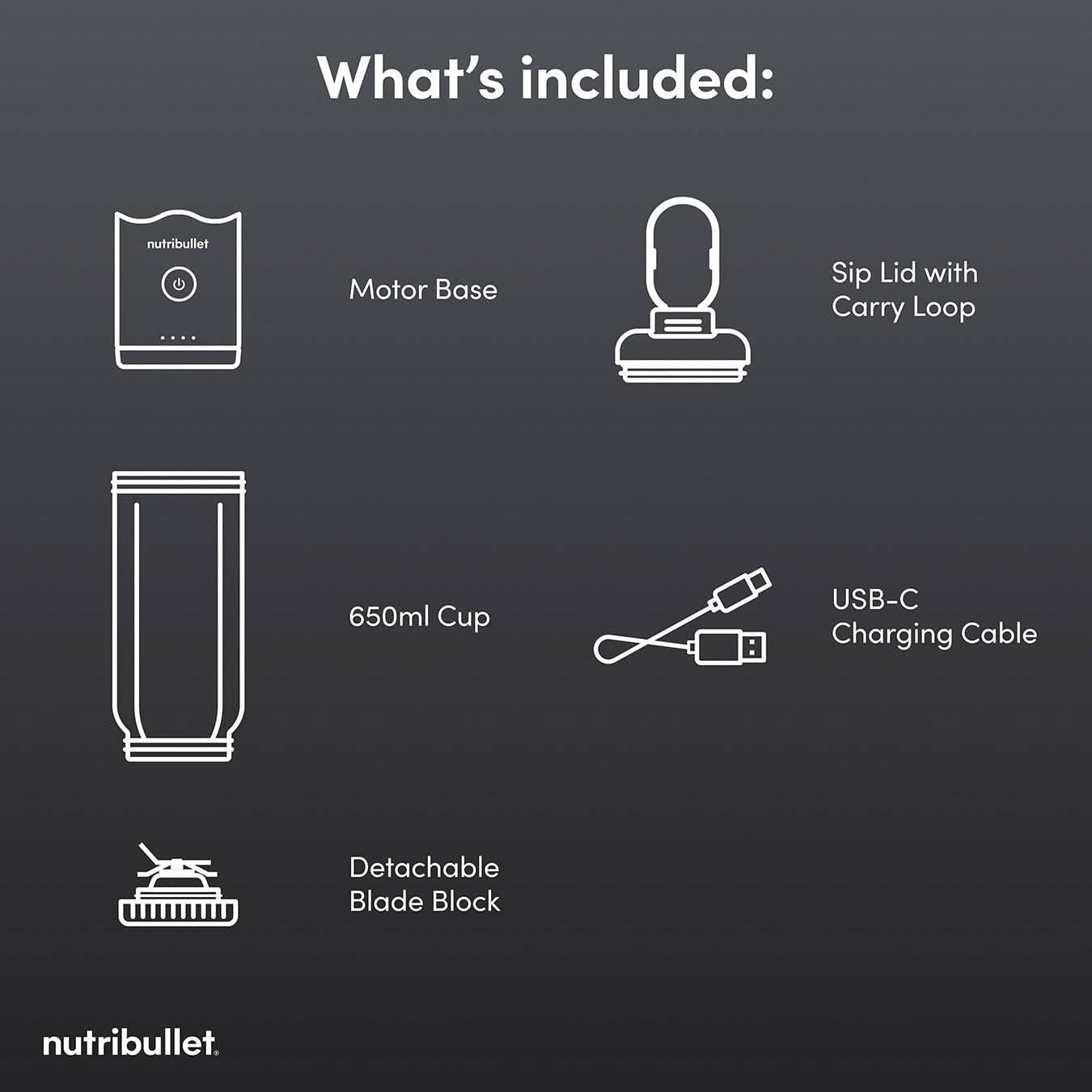 nutribullet Flex - Licuadora portátil en colaboración con McLaren Formula 1 Team & Mastercard - Naranja papaya - 600 ml de alta capacidad - Licuadora de viaje compacta con cuchillas desmontables e