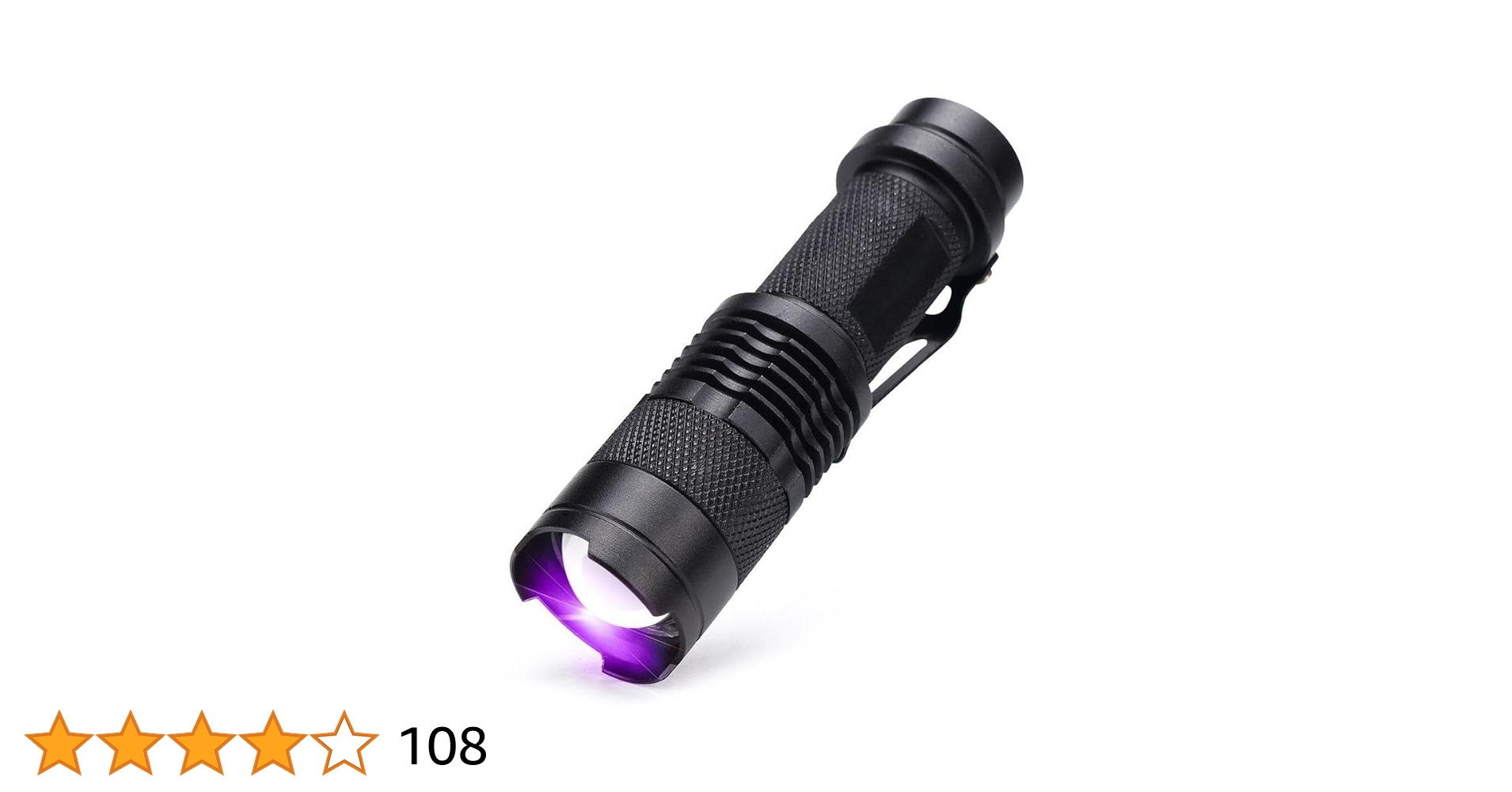 Amazon.co.jp : UV 365nm懐中電灯トーチ紫外線ライト5W UV LED