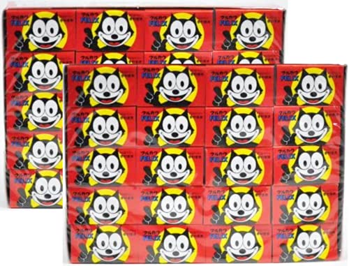 【2箱セット品】丸川製菓 マルカワ マルカワガム フーセンガム フィリックス FELIX 2箱セット(1箱は55コ+5コ:あたり分)