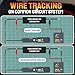 Wire Tracer Electrical,Open&Short Finder Circuit Tester,Circuit Tracer,Wire Tester Electrical Tool,Cable Tracker Electrical DC 6-42V for Automotive and General Use(Batteries 2PCS Included)