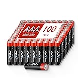 100 Pack AAA Batteries, Alkaline AAA Batteries High-Performance Triple with Long-Lasting Power Battery 10-Year Shelf Life for Kids Toys, Romotes, Various Household Devices
