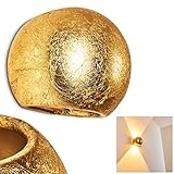 wandlampe gold led MAßE: Haben Sie schon einen passenden Platz für diese Lampe in Ihren Räumen gefunden? Breite der Leuchte: 36 cm | Höhe der Leuchte: 5 cm