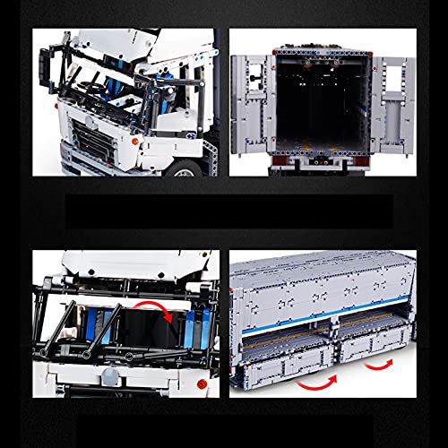 Mould Technik LKW 13139, Truck Bausteine Modell mit Ferngesteuert und Motors,4166 Teile Klemmbausteine Bauset… – Bild 7