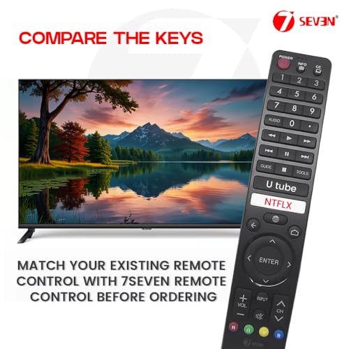 Image of 7SEVEN Compatible for Sharp Tv Remote Original Suitable for Smart Android 4K LED Television Remote Control for Sharp Smart tv