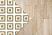 Panorama Alfombra Vinílica Cuadros Mostaza 120x160 cm - Alfombra Cocina Vinilo -...