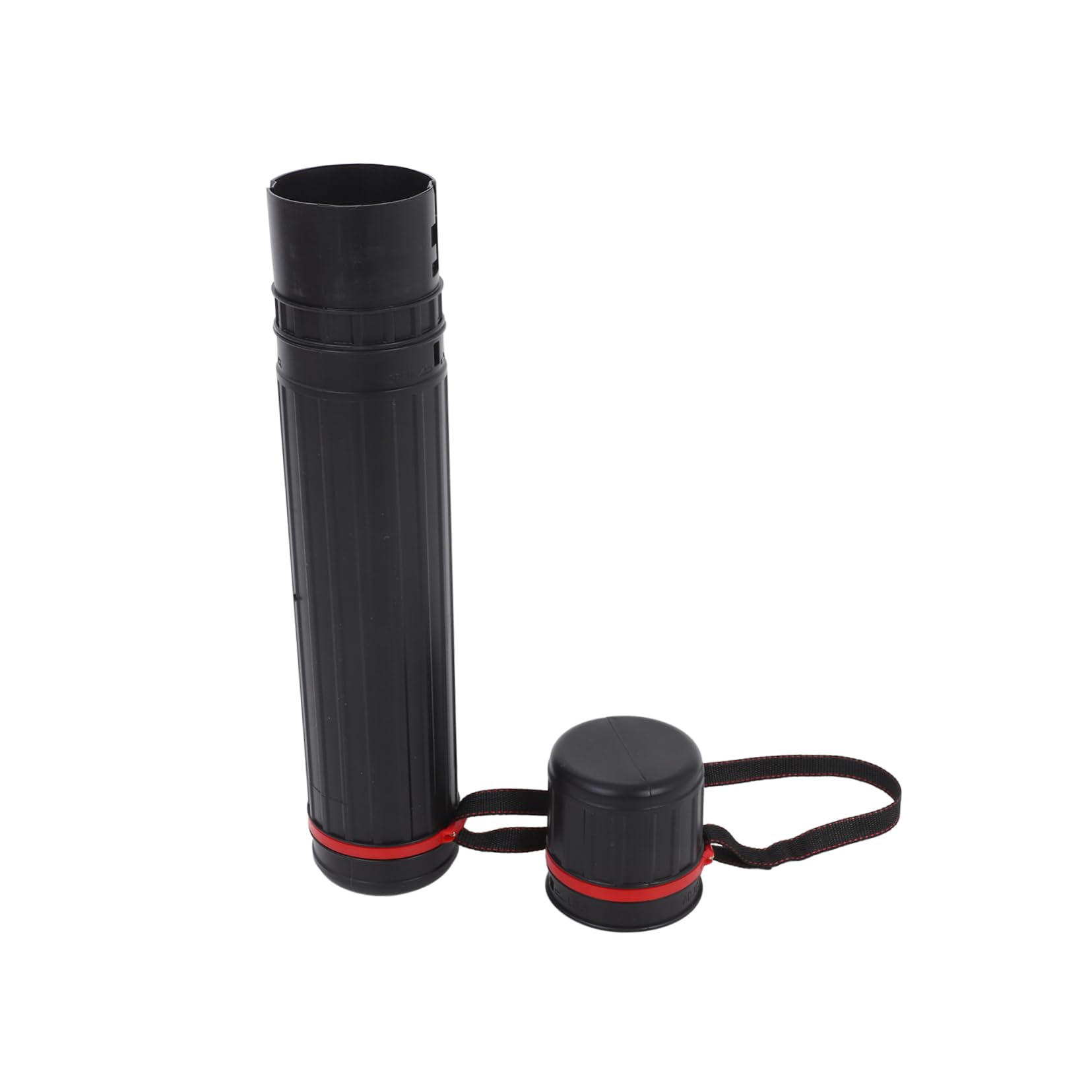 Angoily Painting Tube Storage Tube Poster Sleeves Extendable Poster Tube Clear Poster Tube Black Plastic