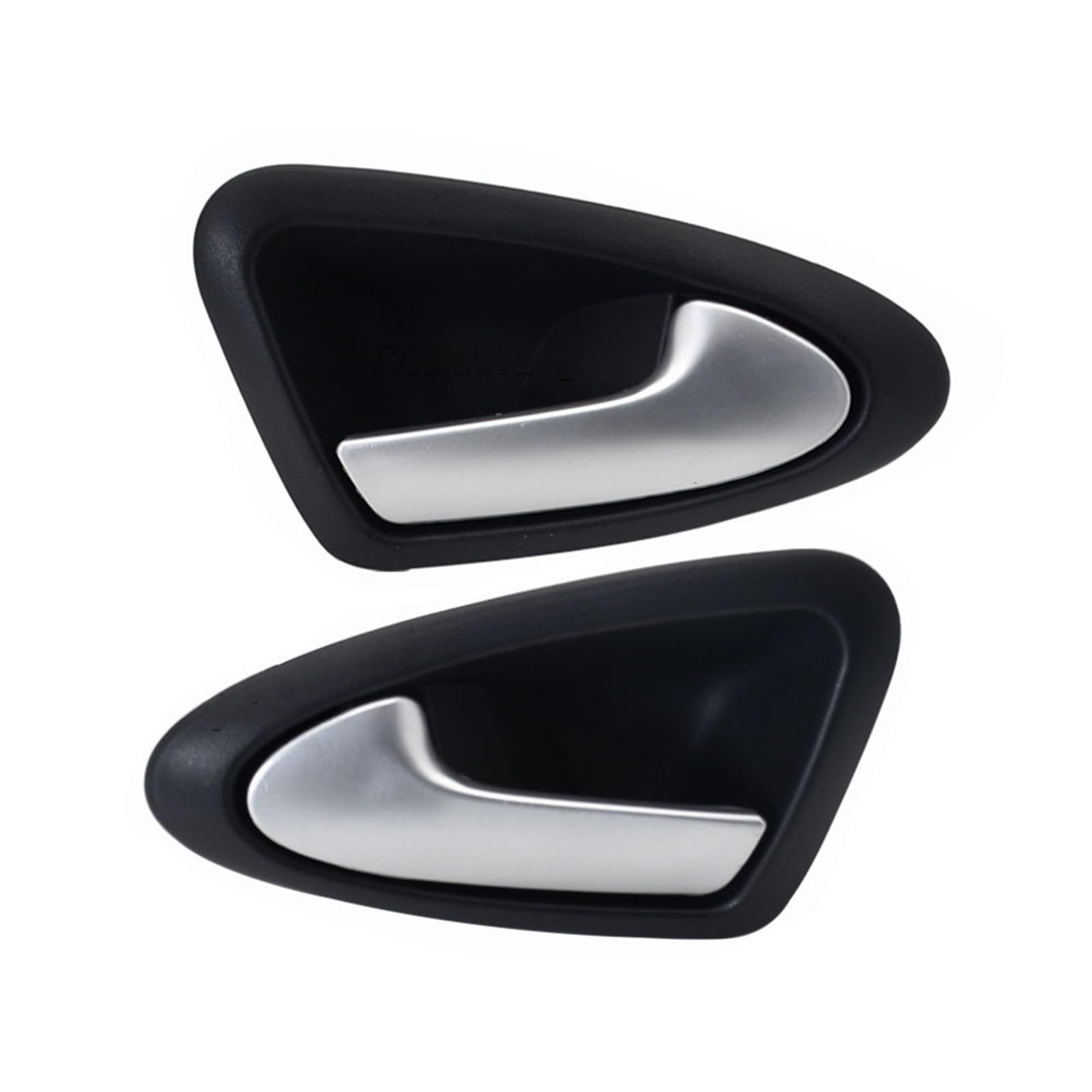 Rynvrncoe Matte Silver Rear Car Door Handle For Seat For Ibiza 2010-2022 6J1837113a 6J1837114a 6J4839113a Inner Interior Car Door Handle Part Front Back Left And Right(Matte Silver Rear)