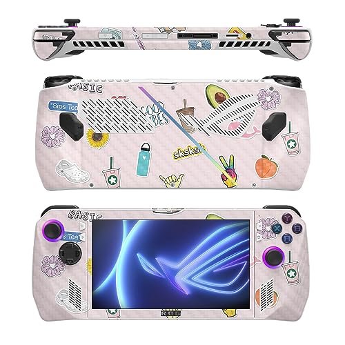 Image of MightySkins Carbon Fiber Skin Compatible with Asus ROG Ally - VSCO1 | Protective, Durable Textured Carbon Fiber Finish | Easy to Apply, Remove, and Change Styles