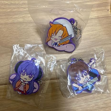 ひぐらしのなく頃に　暦　レナ　ラバーストラップ&アクリルキーホルダー 未開封 ひぐらしのなく頃に 暦 レナ ラバーストラップ&アクリルキーホルダー